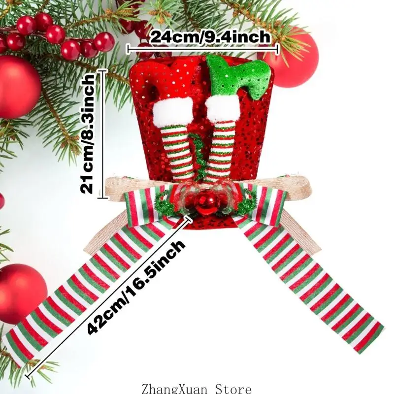 Weihnachtsbaum-Akzent-Elfe aus weichem Stoff für die Innendekoration 3XUF – Detail 6