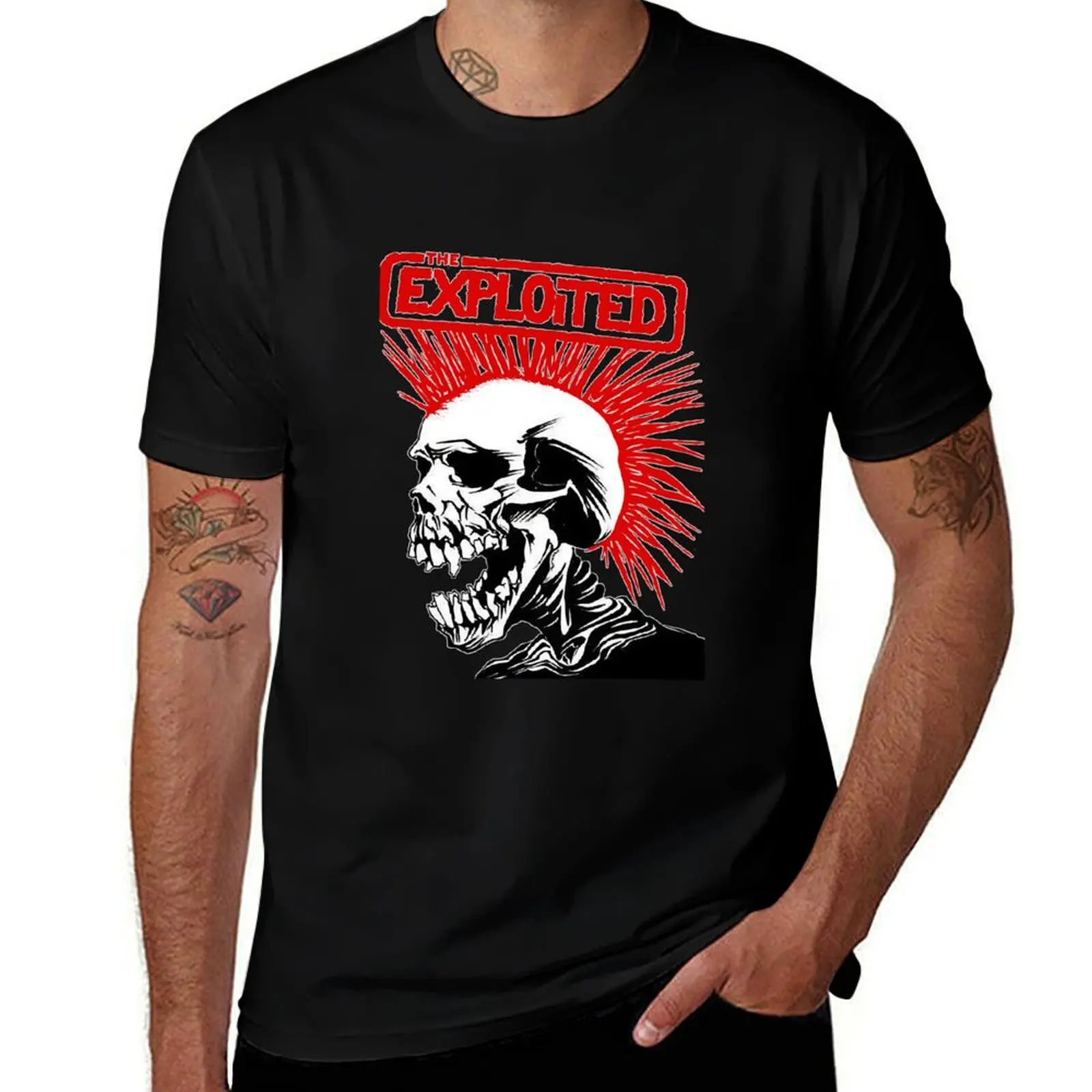 Behavior Violence Band Tomorrow Disappear Active The Exploited Vintage T-Shirt Fashion Casual Short Sleeve Top