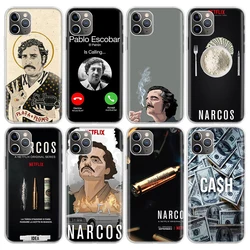 Narcos TV Series Pablo Escobar Phone Case For iPhone 17 Air 11 13 Mini 14 15 Plus 16 12 Pro Max 16E SE 7 8 Pattern Soft TPU Back