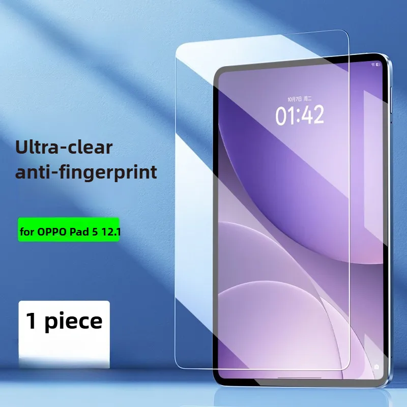 9H الزجاج المقسى الشفاف لـ OPPO Pad 5 12.1 2025 SE 11 Pad 5 4 3 2 11.61 بوصة Neo 11.4 Air 10.36 3 Pro 12.1 طبقة رقيقة واقية #1