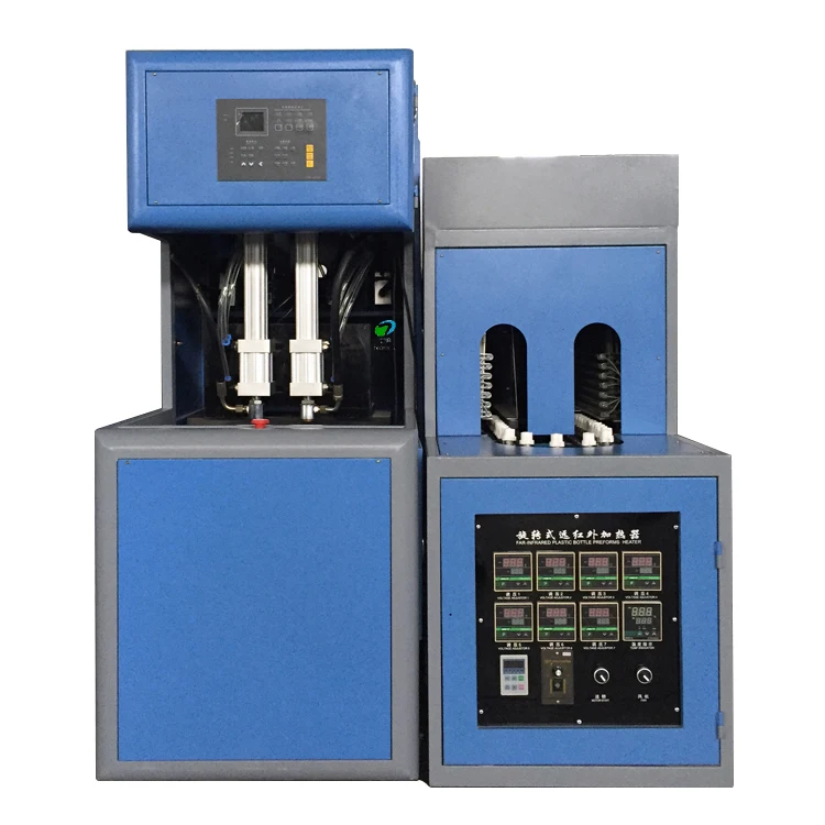 آلة نفخ الزجاجات البلاستيكية ذات السرعة العالية للمياه المعدنية الأوتوماتيكية للحيوانات الأليفة