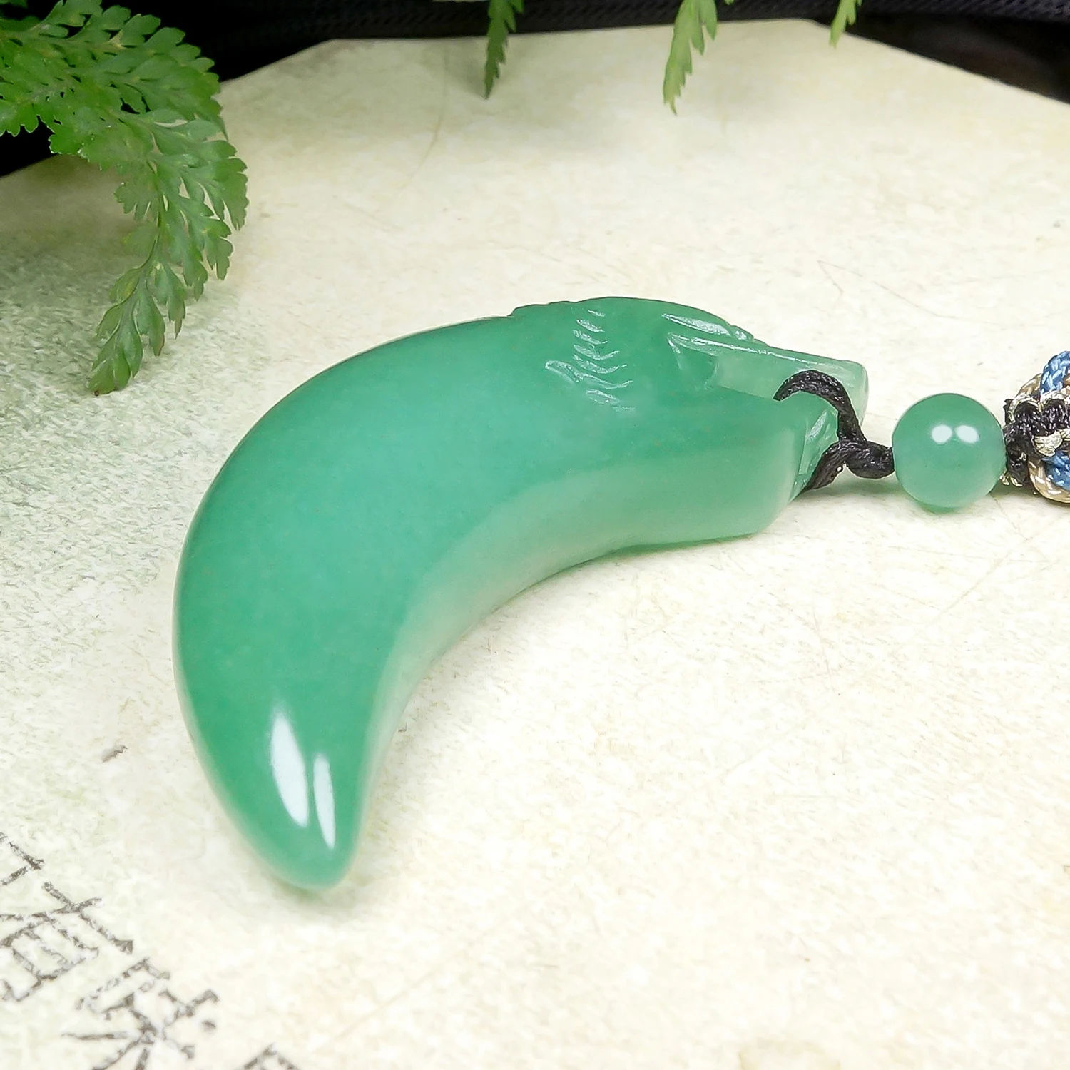 Подвеска из чистого натурального кристалла, нефритовый кулон для влюбленных, кулон-магатама, подвеска-рыбка Инь и Ян, подвеска-полумесяц с шипами.