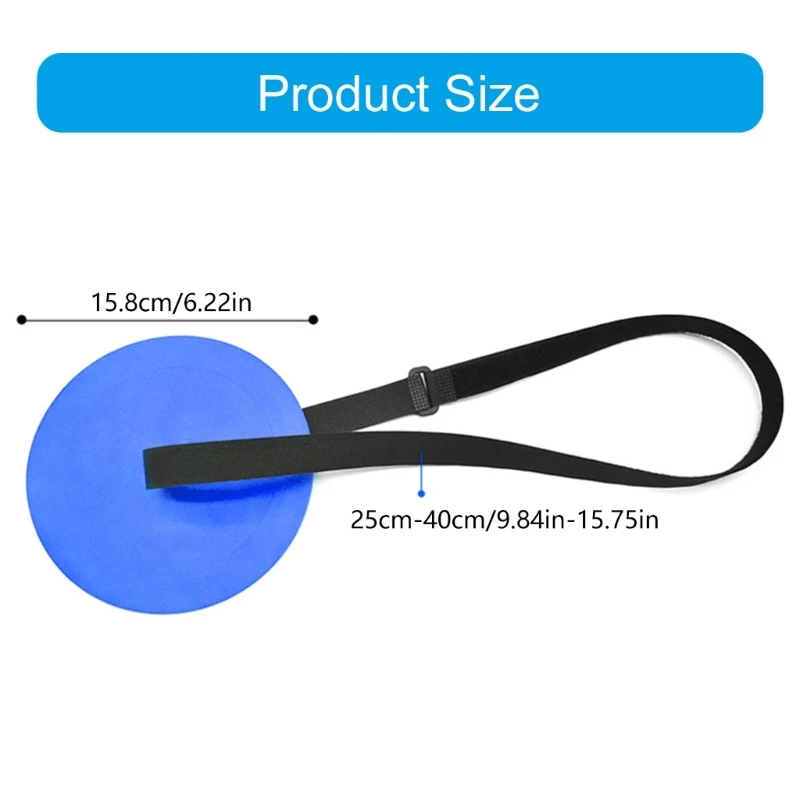 Allenamento calcio flessibile regolabile Disco allenamento per il calcio Target Strumento pratica della piastra per