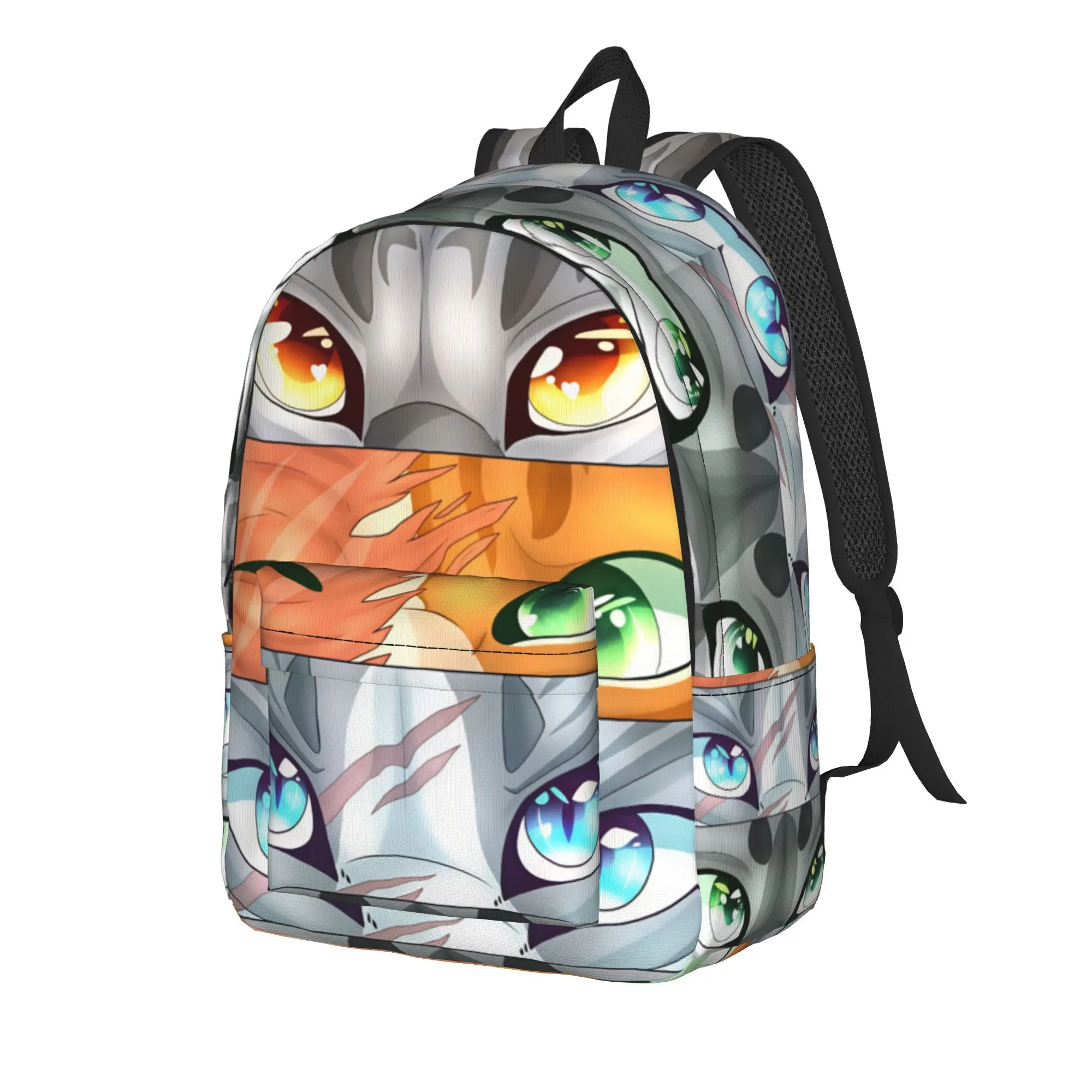 Four Warriors Warrior Backpack  Travel Backpacks Male Colorful Lightweight High School Bags Kawaii Rucksack