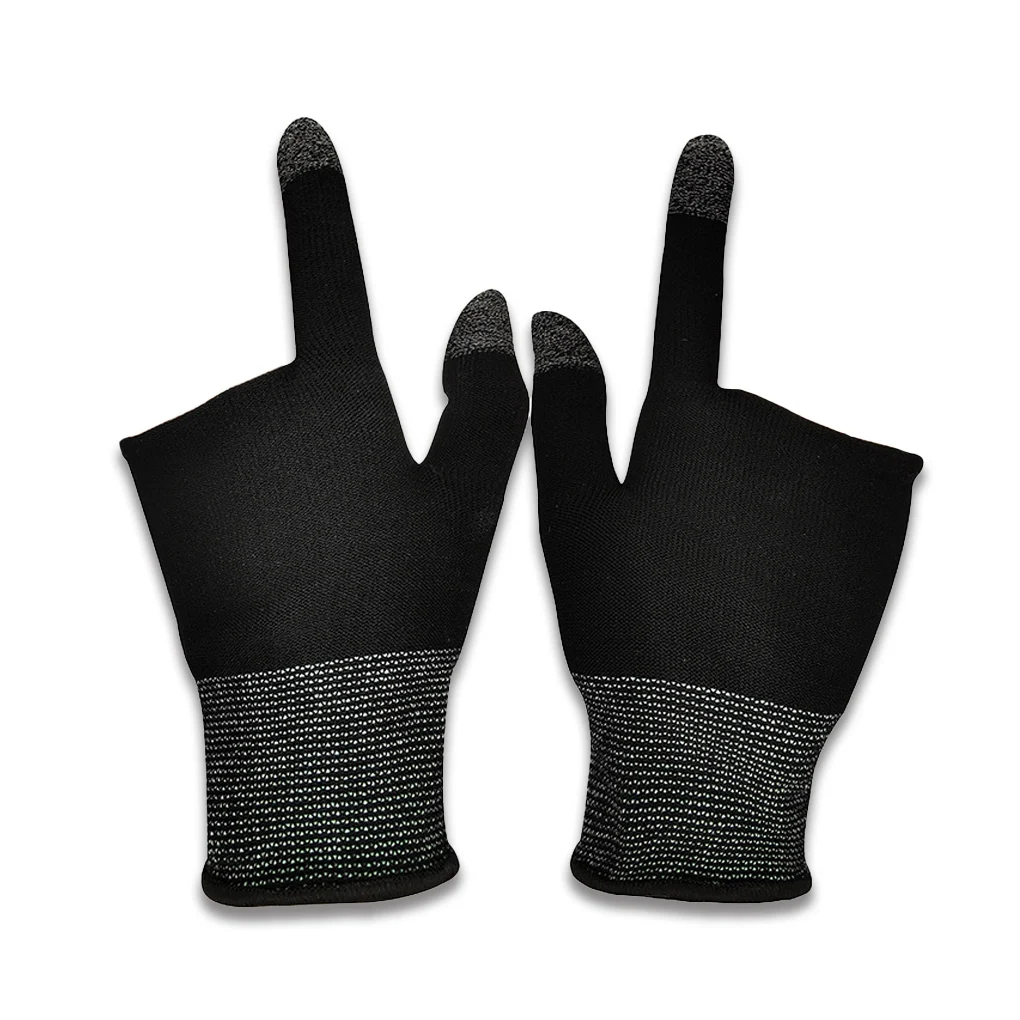 Guantes piezas para Gamer, manoplas de dedo, antiarañazos, portátiles, accesorios para juegos, cómodos, a prueba de sudor, 2 uds.