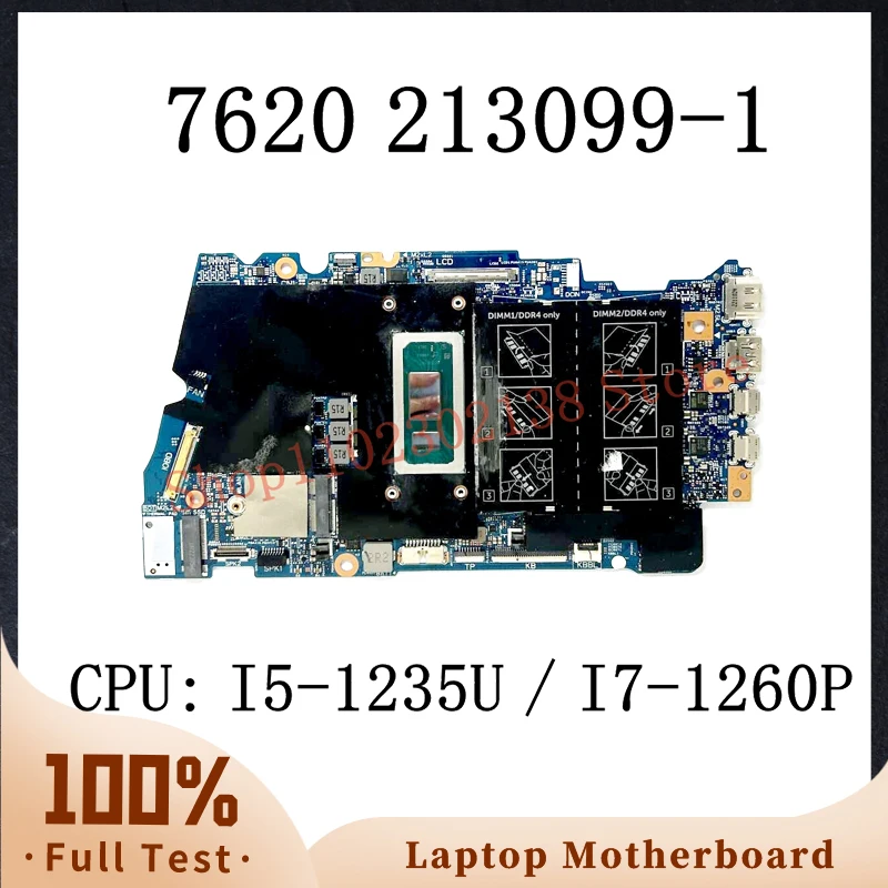 CN-0FYWPN CN-0YJT42 CN-0C6HV0 213099-1 With I5-1235U/I7-1260P CPU Mainboard For Dell 7620 Laptop Motherboard 100% Full Tested OK