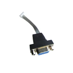 VGA 15Pin Female To 6Pin PH1.25mm Female Extension Power Cable for Computer PC ITX Mainboard To Monitor Screen Projector