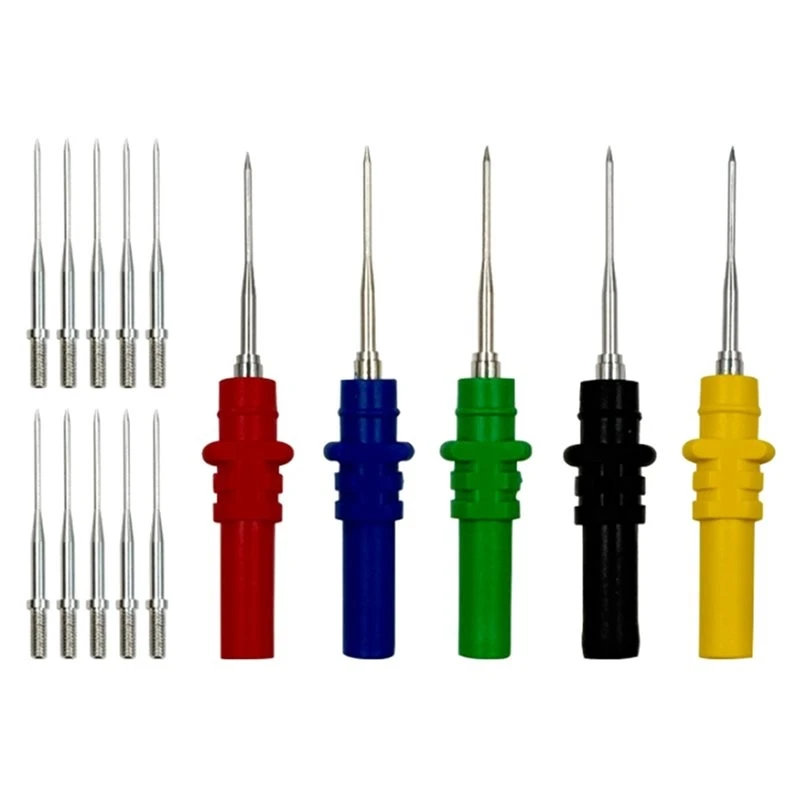 Nouvel ensemble de sondes de diagnostic automobile 2026 – 15 sondes d'oscilloscope, aiguilles de ponction, accessoires d'outils de réparation