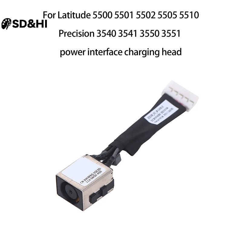 

1/3 шт. кабель для зарядки ноутбука, разъем питания постоянного тока для Latitude 5500 5501 5502 5505 5510 Precision 3540 3541 3550 3551
