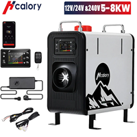 Hcalory HC2S Car Parking Heater 8KW 2025 Upgrade 12V 24V Diesel Heater with Automatic Start and Stop and Dual Plateau Mode