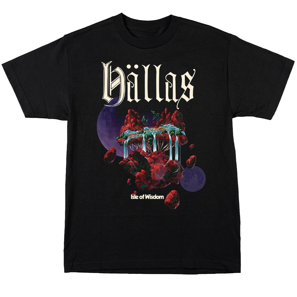 Hällas Isle of Wisdom Band T-Shirt 100% Cotton Graphic Tee Men Women Summer Streetwear Top