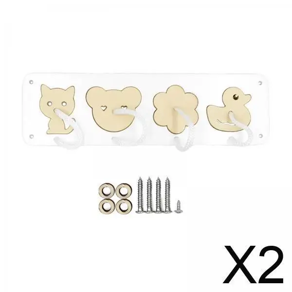 

2x Baby Busy Board Accessories Montessori Toy Basic Motor Skills Toddlers Learning Cognitive