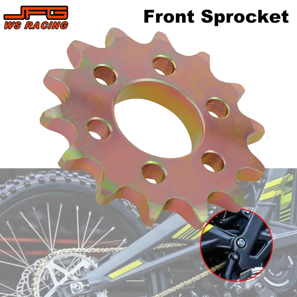 

For SURRON Front Sprocket Motorcycles Accessories Iron 14T Sprocket For Sur-Ron S X Light Bee X S Off-Road Electric Vehicl Bike