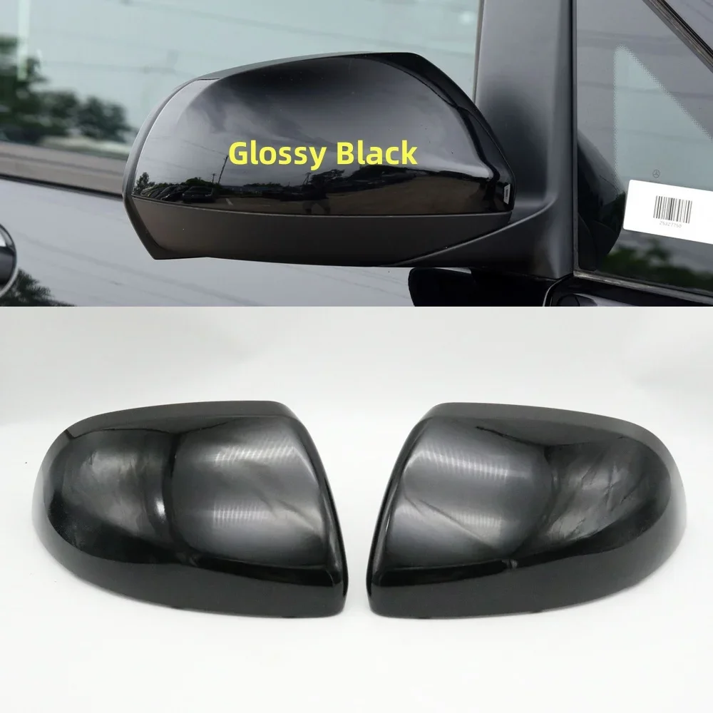 Wing Door Rearview Mirror Shell Housing Glossy Black Cover Cap For Mercedes-benz V Class Vito Metris W447 W448 V260 2015-2023