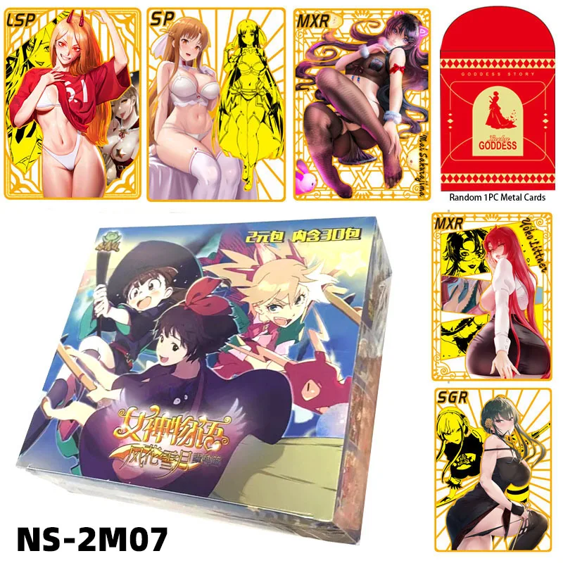 

New Goddess Story NS-2M07 Booster Box Msr PTR Rare Card Anime Game Girl Party Swimsuit Bikini Feast Doujin Toys And Hobbies Gift