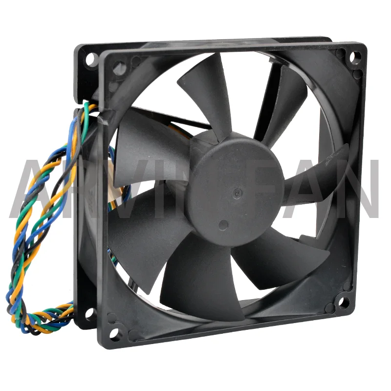 Ventilateur de refroidissement pour boîtier CPU, 9025-12HS 9029721PW-6, 9.2cm, 92mm, 92x92x25mm, DC 12V, 0,50 A, 4 broches, tout neuf, original