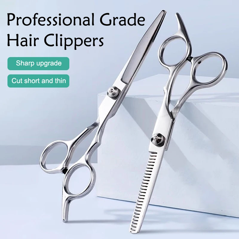 6 Inch Professional Hairdressing Scissors Barber Cutting Thinning Shears For Salon Home Hair Styling DIY Haircut Spare Part