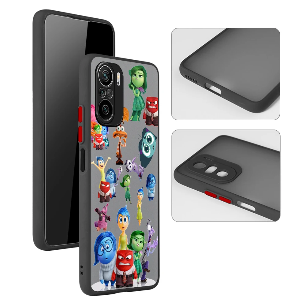 Disneys Inside Out 2 Phone Case for Xiaomi Redmi 12 12C 13C 5G 13 4G A1 A2 Plus 9 9T 10C 10 K40 Pro 9A Bumper Matte Cover