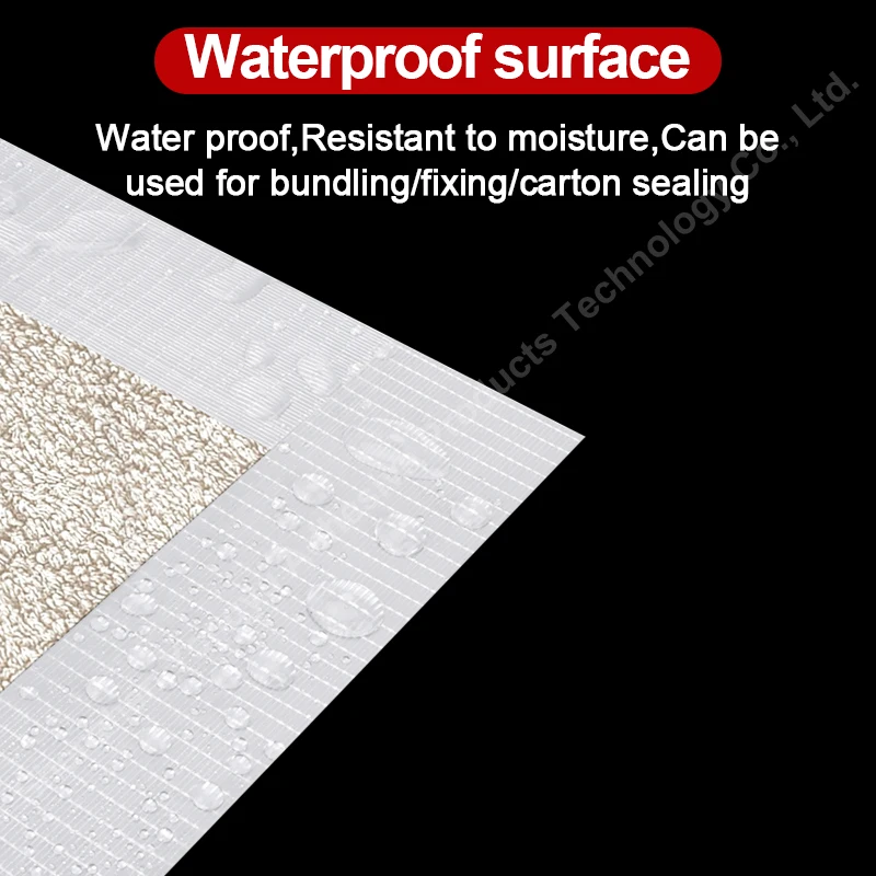 5mm-50mm 50M strong glass fiber tape transparent mesh single-sided tape industrial bundling packaging fixed sealing