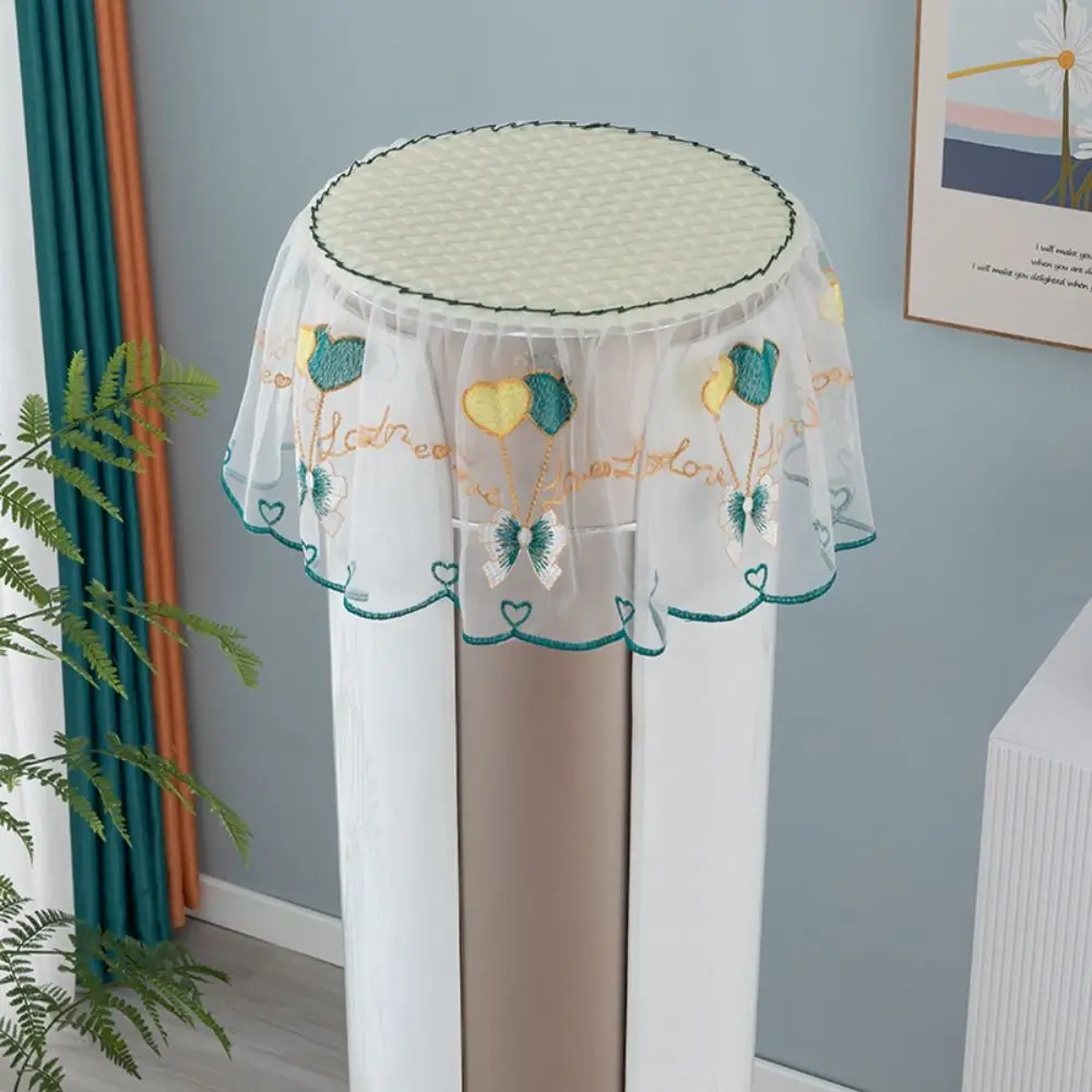 

Universal Air Fryer Dust Cover Lace Fabric Embroidered Flower Appliance Dust Protection Cover Multifunctional Durable