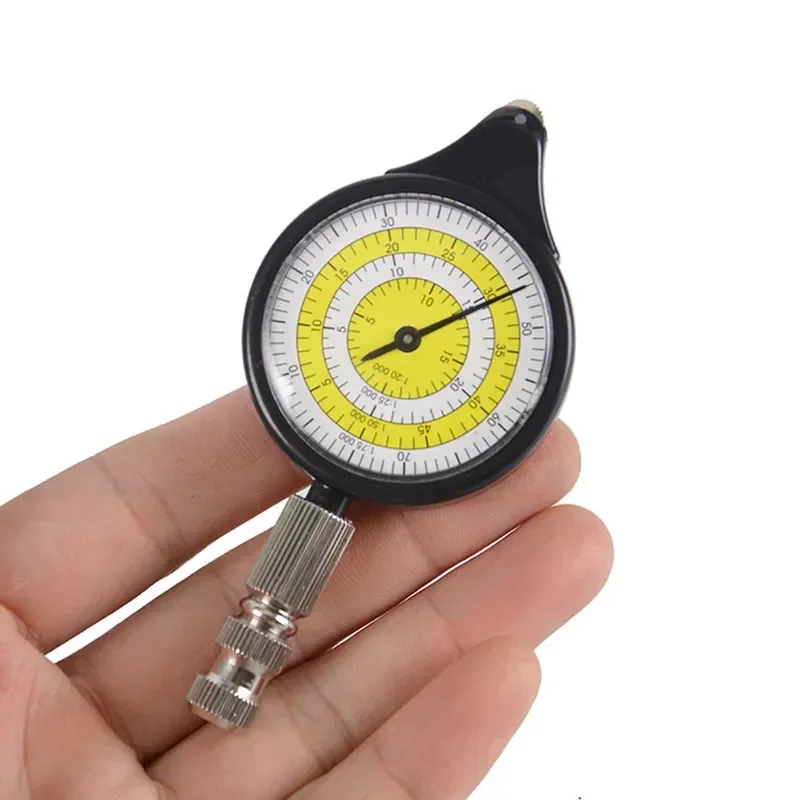 New 1PC Portable Map Rangefinder Odometer Multifunction Compass Curvimeter Map Measuring Gauge Durable Outdoor Climbing Hiking