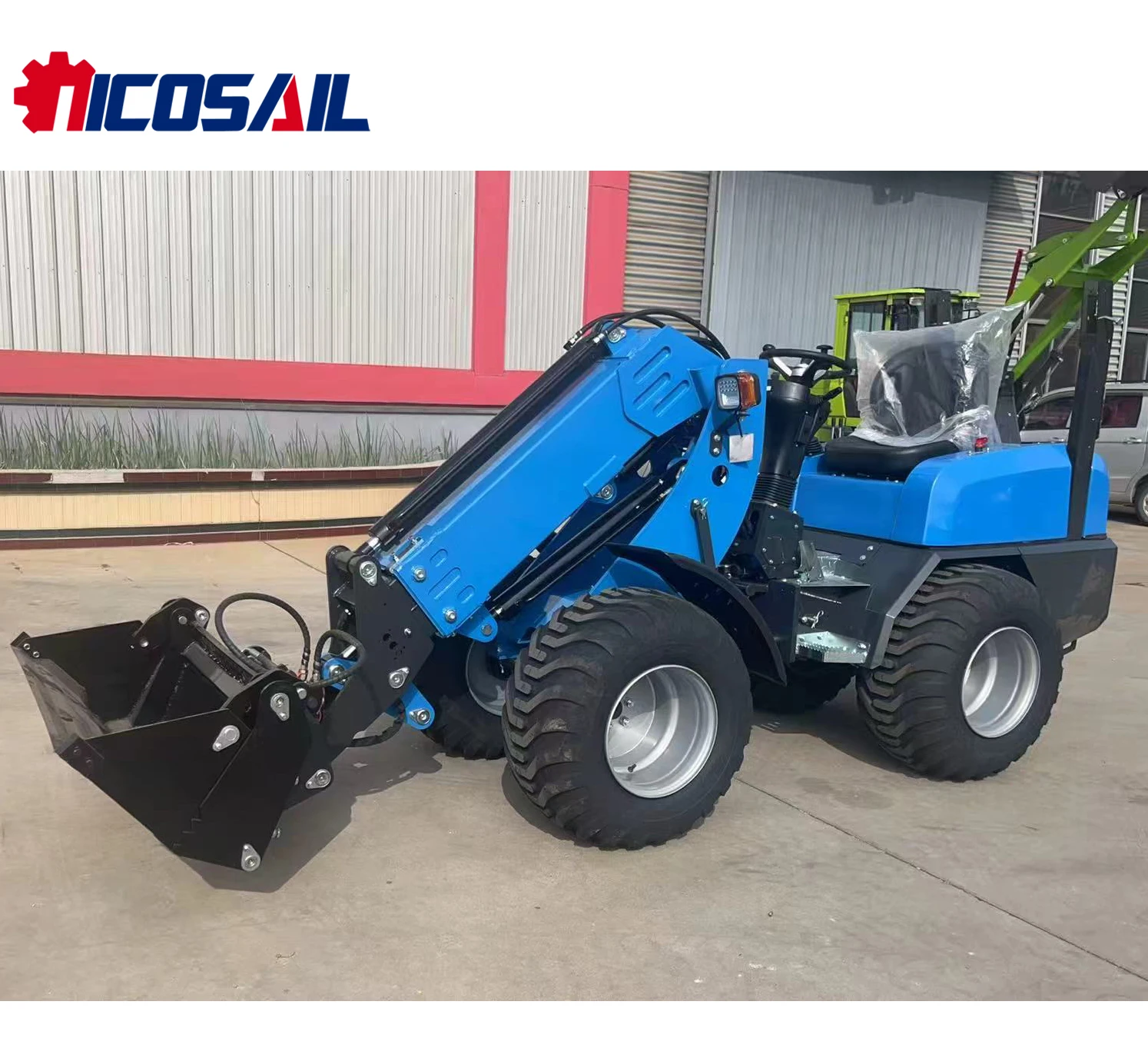 

Mini Telescopic Loader KZL918 for Confined Spaces Minimum Turning Radius CE
