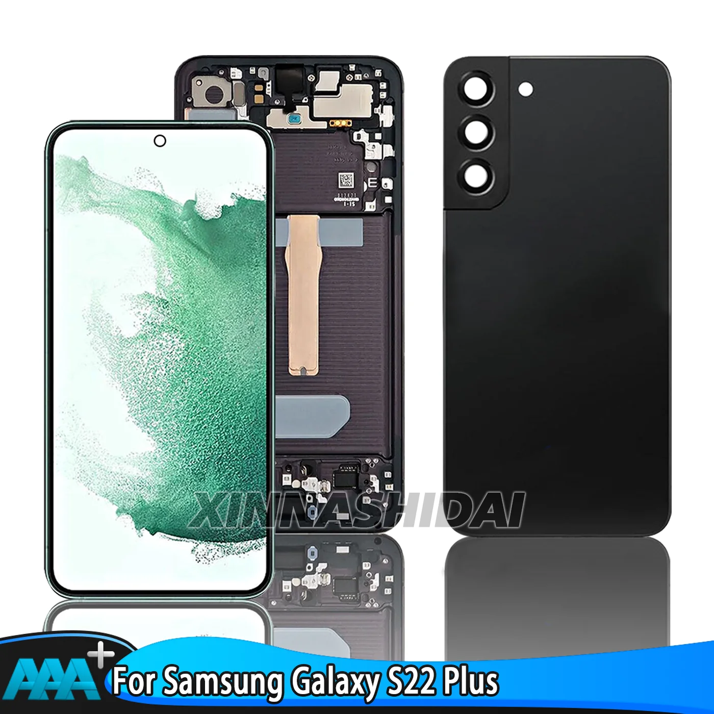 Super OLED For Samsung Galaxy S22 Plus LCD Display Touch Screen Digitizer with Frame For Samsung S22 Plus  LCD