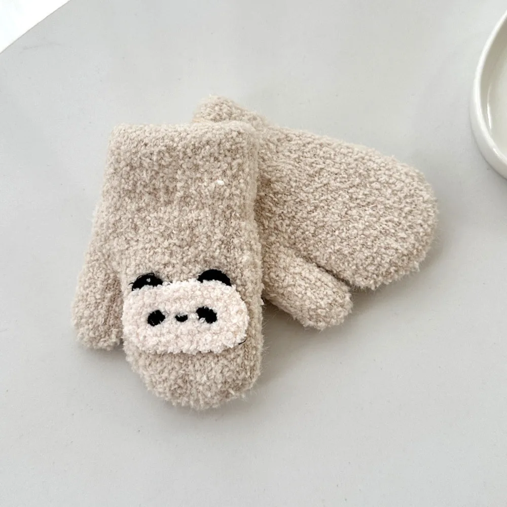 

Теплые детские варежки с героями мультфильмов, толстые детские перчатки с защитой от холода, двухслойные висячие перчатки на шею для девочек и мальчиков 1–3 лет