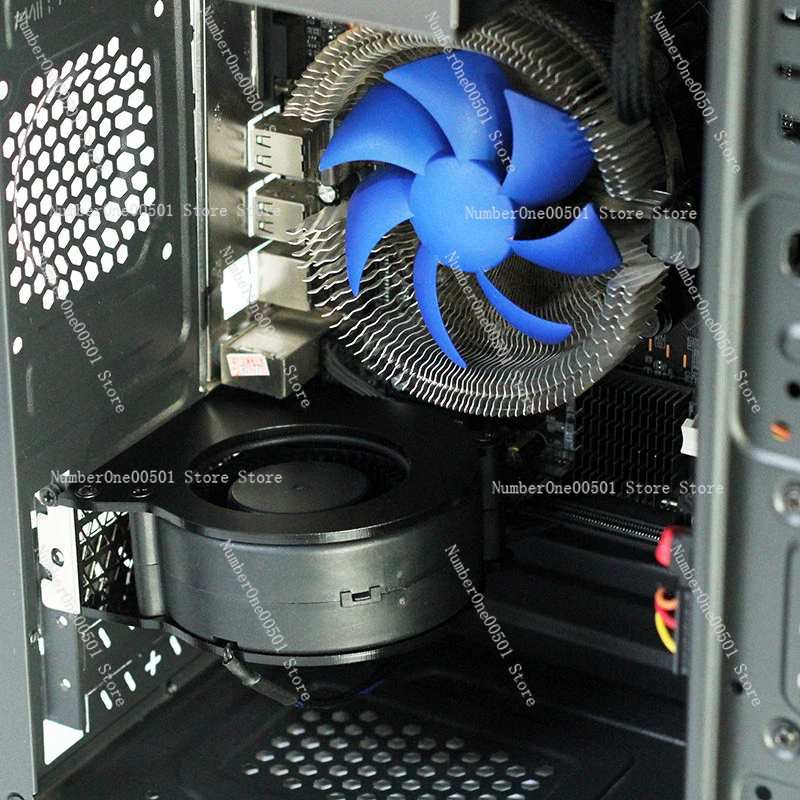 PC Case Dual PCI Slot Turbo Blower Fan Exhaust Cooling Fan Double Fan Heat Extractor for Graphics Card