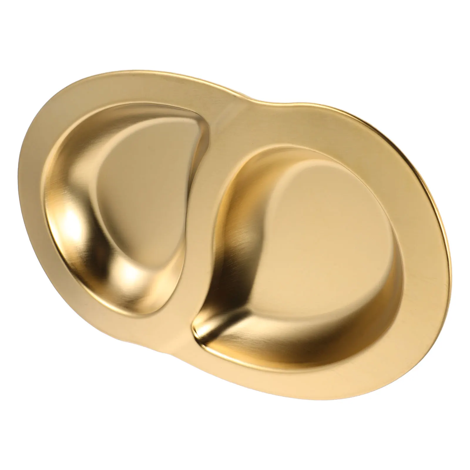 

Dinner Plate Food Tray Compartment Plates Meat Divided Serving Fruit Stainless Steel Camping