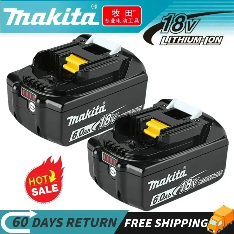 Original Makita 9Ah/6Ah/5Ah/3Ah for Makita 18V Battery BL1830B BL1850B BL1850 BL1840 BL1860 BL1815 Replacement Lithium Battery