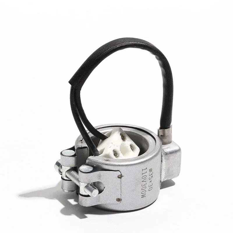 1PC ID 30mm 32mm 35mm x H30-70mm Closed Ceramic Heating Electrothermal Heating Ring of Injection Molding Machine 220V 250W-400W