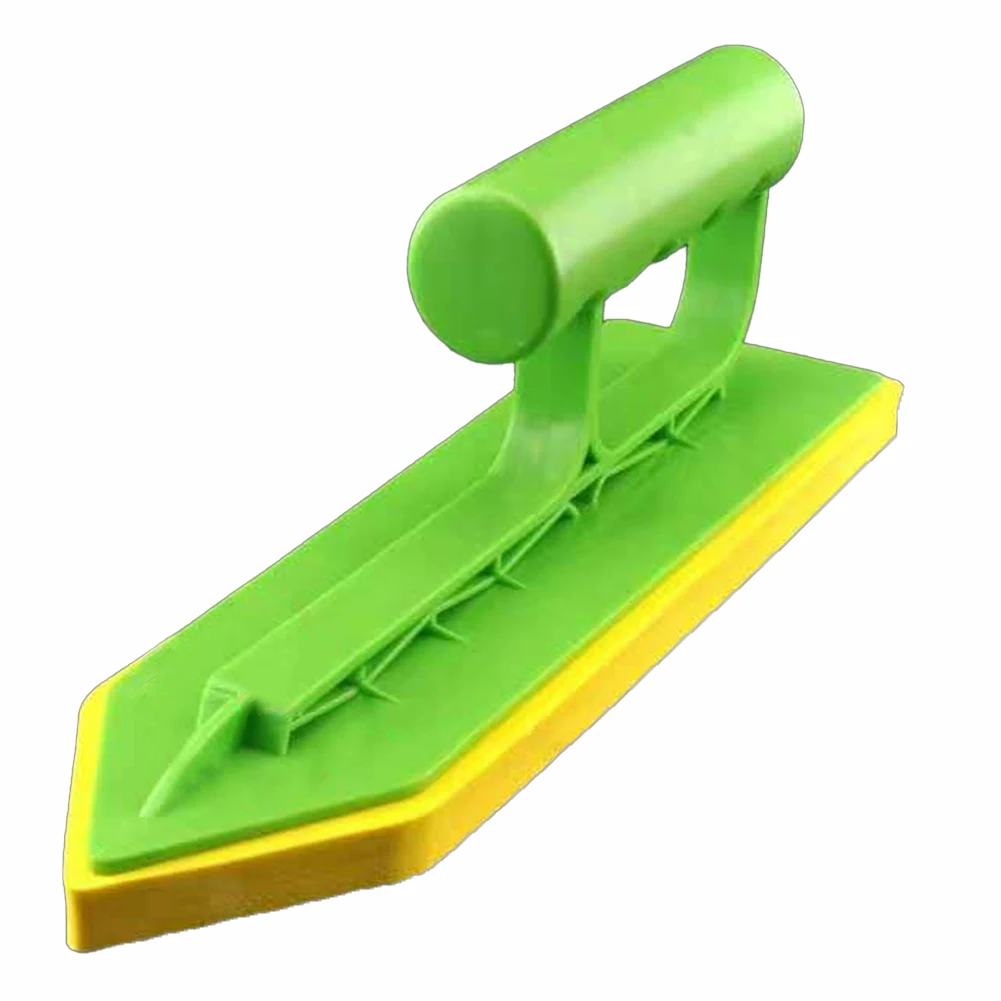 Masonry Builders Esponja Espátula, Tile Caulking Trowel, Ferramenta de Construção Peças, Wave Handle Plast, 23.5x6 cm, 1Pc