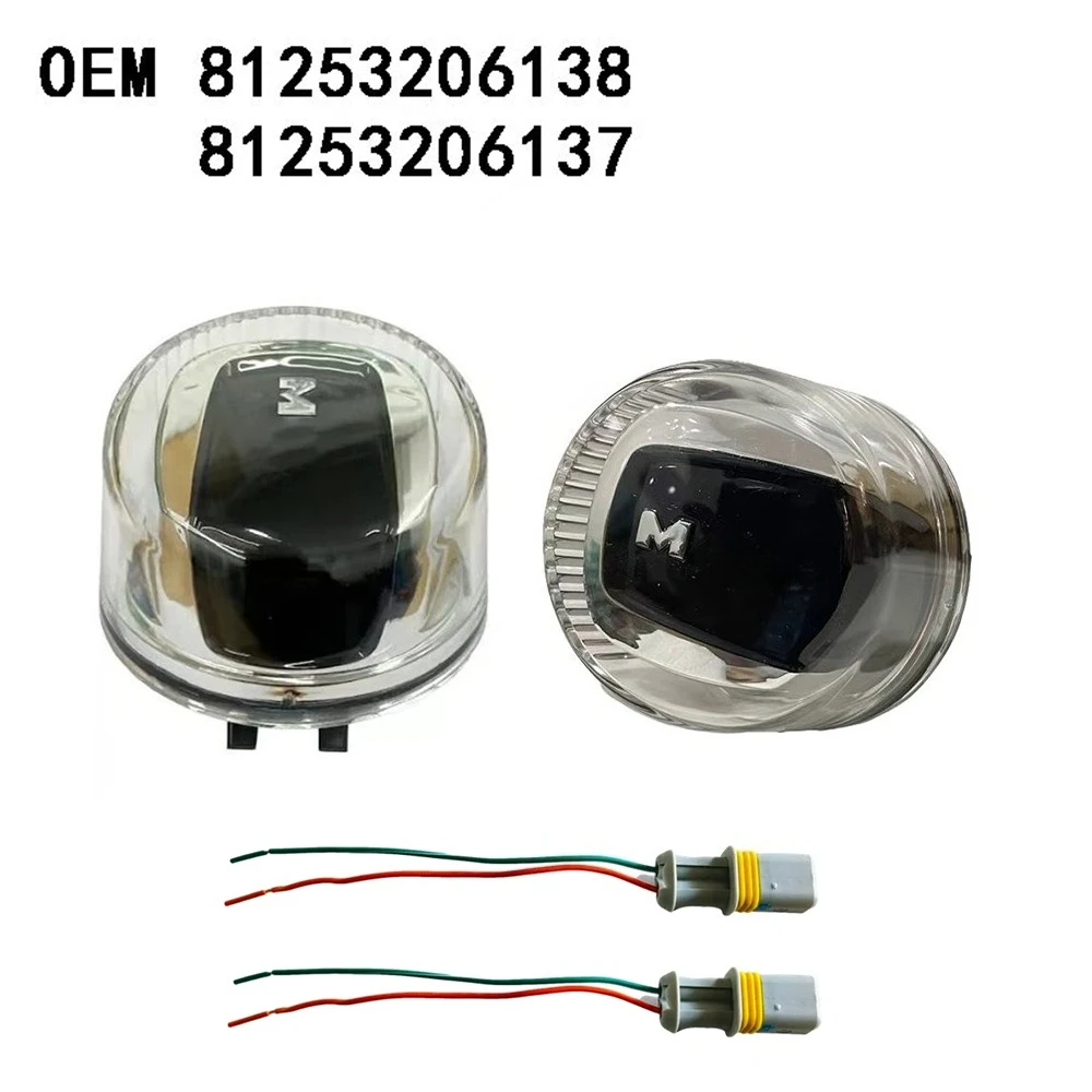 1PC RH / LH 24V LED Side Marker Light For Man Truck TG3 TGL TGM TGS TGX Corner Amber Marker Lamp Oem 81253206138 81253206137