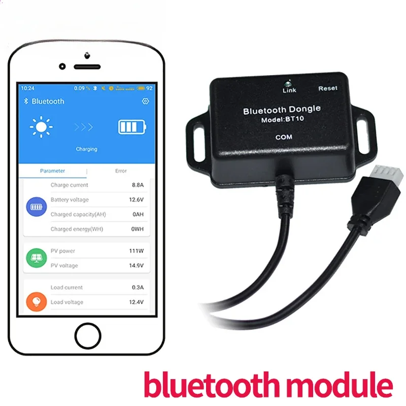 Bluetooth module for BS126030 BS123020 B2B1260 B2B1230 MPPT5025 supported Bluetooth module of mobile phone APP