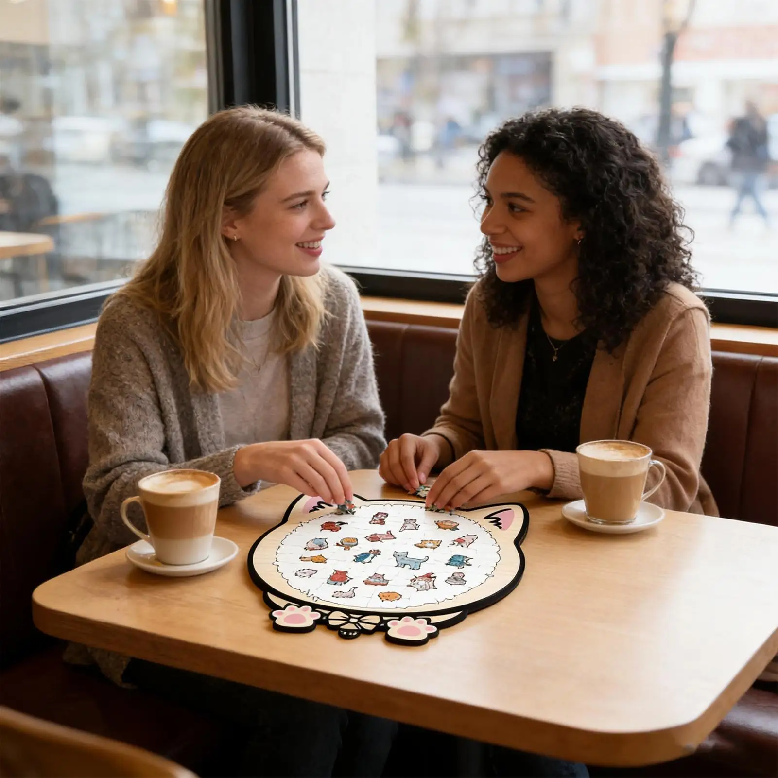 

Animal Puzzles For Adults 135 Pieces Cat Framed Board Toy Colorful Wooden Animal Jigsaw Puzzle For Boys Girls Youth Elderly