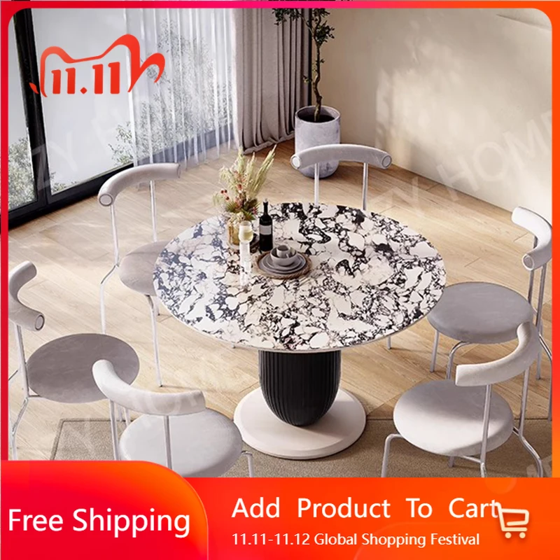 

Small Round Dining Table Coffee Lounge Nordic Modern Dining Table Space Saving Bistro Terrace High Muebles Commercial Furniture