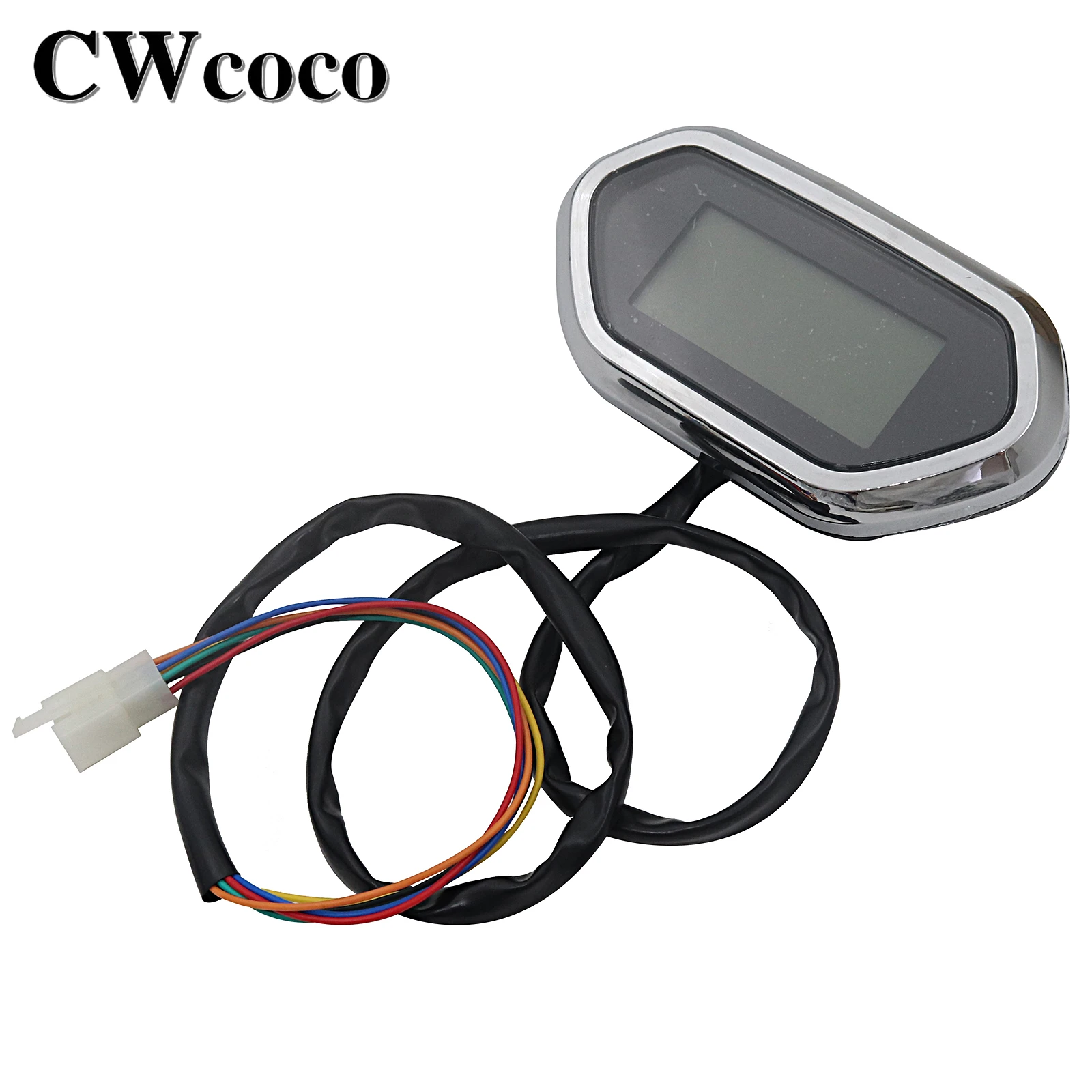 60v Meter Electroplating LED LCD Instrument Parts for Citycoco Electric Scooter/motorcycle Modified Accessories