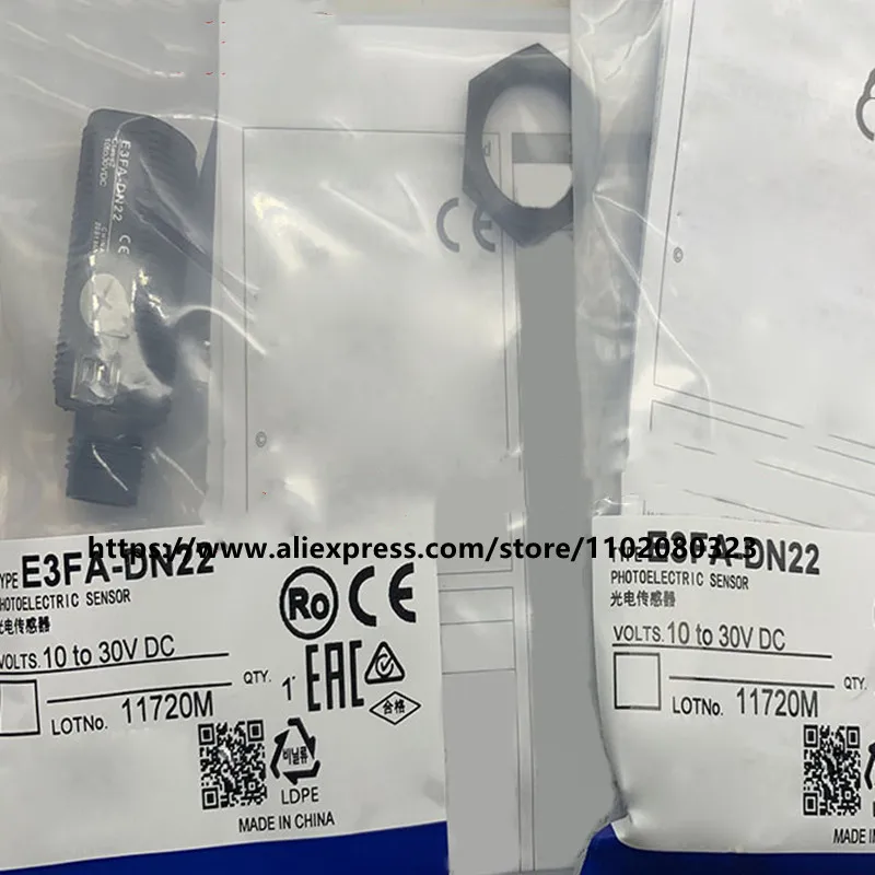 

2PCS new photoelectric switch E3FA-DN21 E3FA-DN22 E3FA-DP22 E3FA-DP24 E3FA-DP25 E3FA-DN25 E3FA-DP21