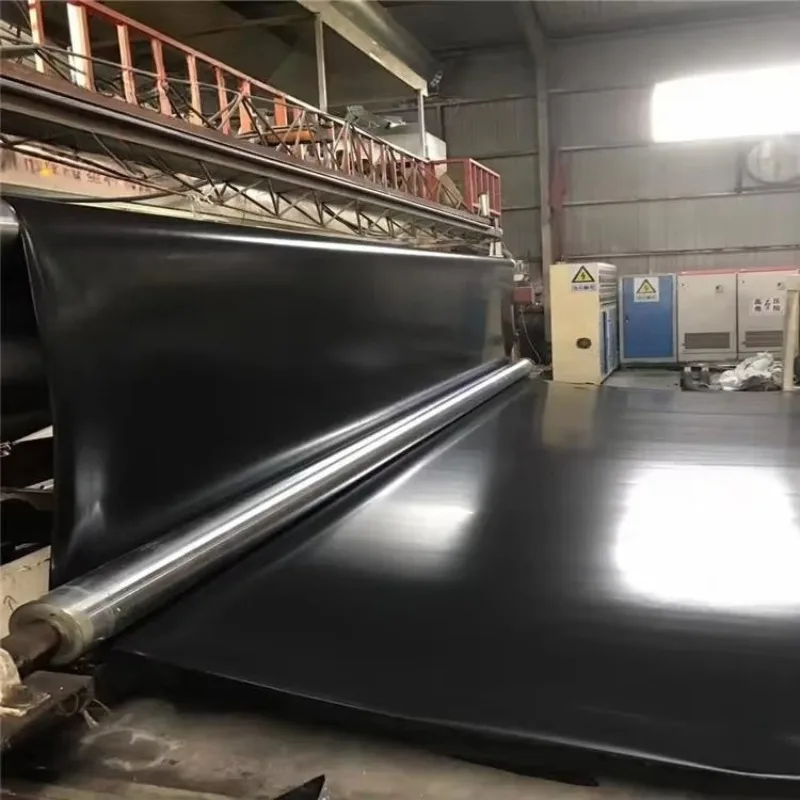 Heavy Duty HDPE Geomembrane Roll Customized Size for Dam Pond Wastewater Landfill and Mining Engineering Projects