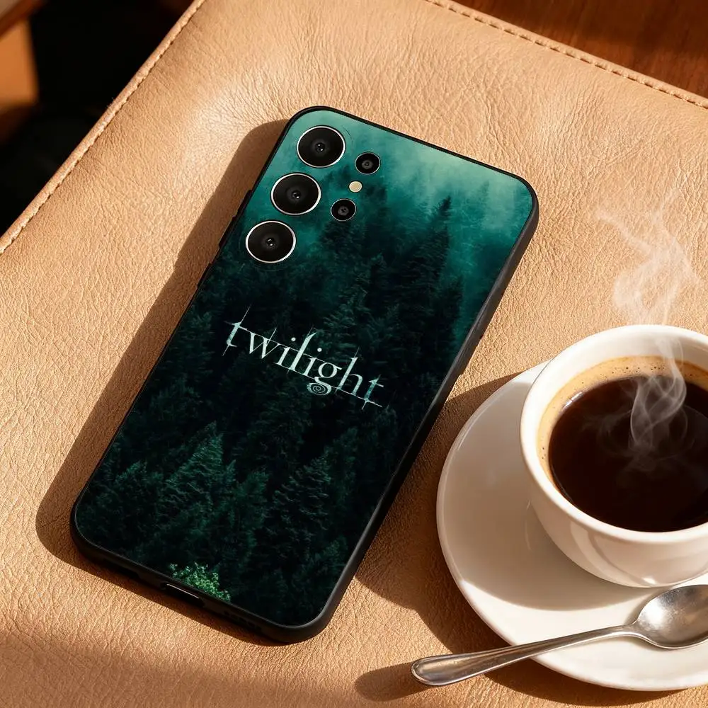 T-Twilight Series Phone Case For Samsung S26,S25,24,23,22,30,21,10,9,Ultra,Plus,Lite,FE Soft Black Case view 3