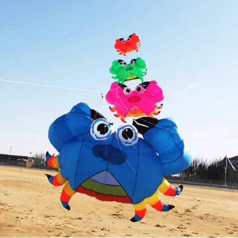 free shipping lucky crab inflatable games inflatable games excitador cometa grande de viento kite professional excitador surfing