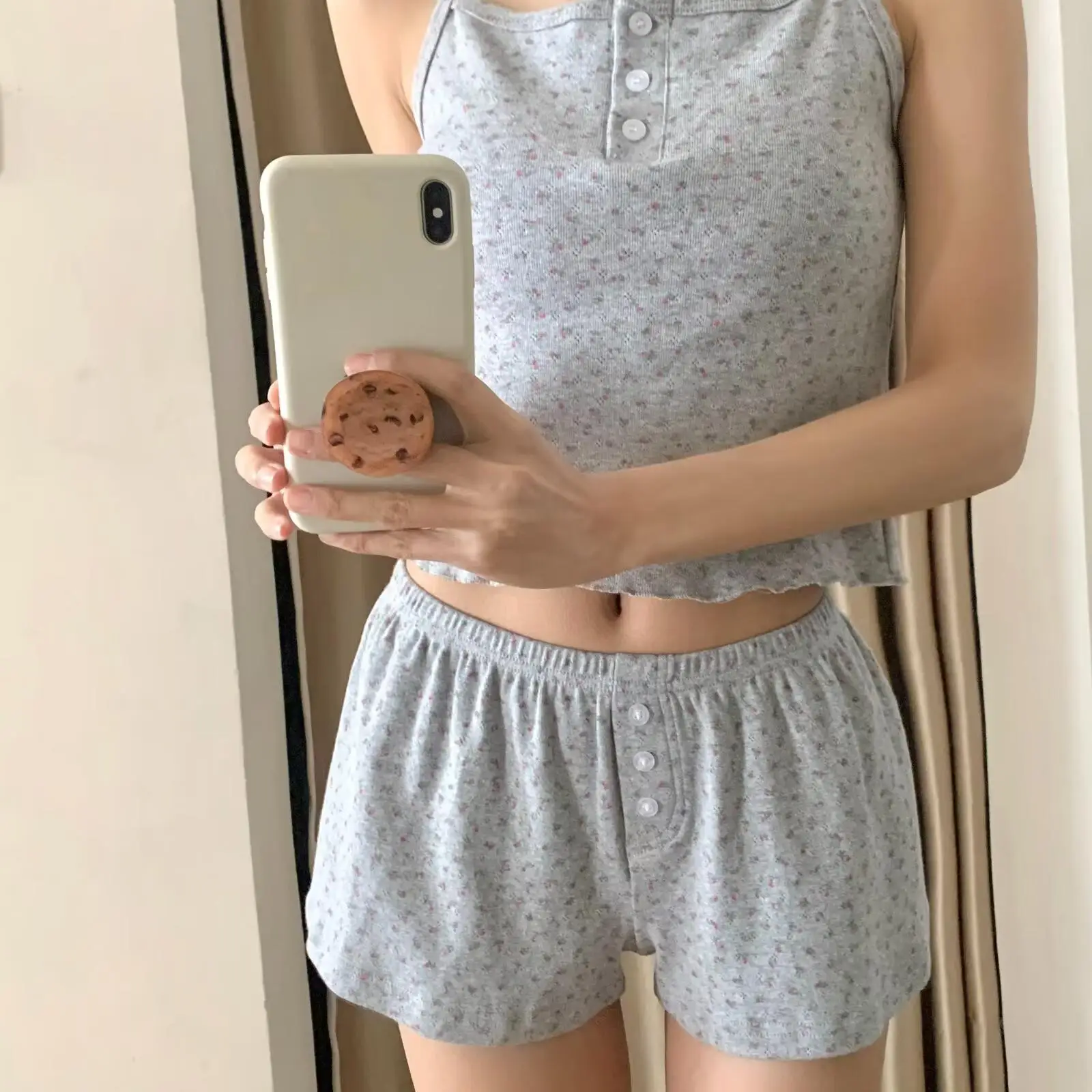 الأمريكية المحملة زر سليم صالح المطبوعة orts المنزل في الهواء الطلق ارتداء e السراويل الساخنة الصيف المضادة للضوء قاعدة Se السراويل