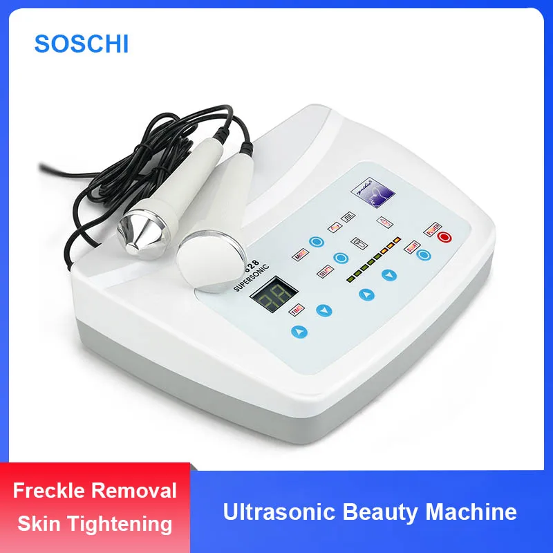 Ultrasonic Skin Care Beauty Equipment Freckle Removal Device High Frequency Face Lifting Eye Ultrasound Beauty Facial Machine