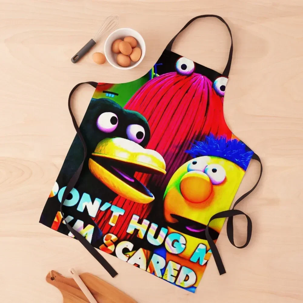 

Dont Hug Me Im Scared Apron Men'ss Customizable bib Apron