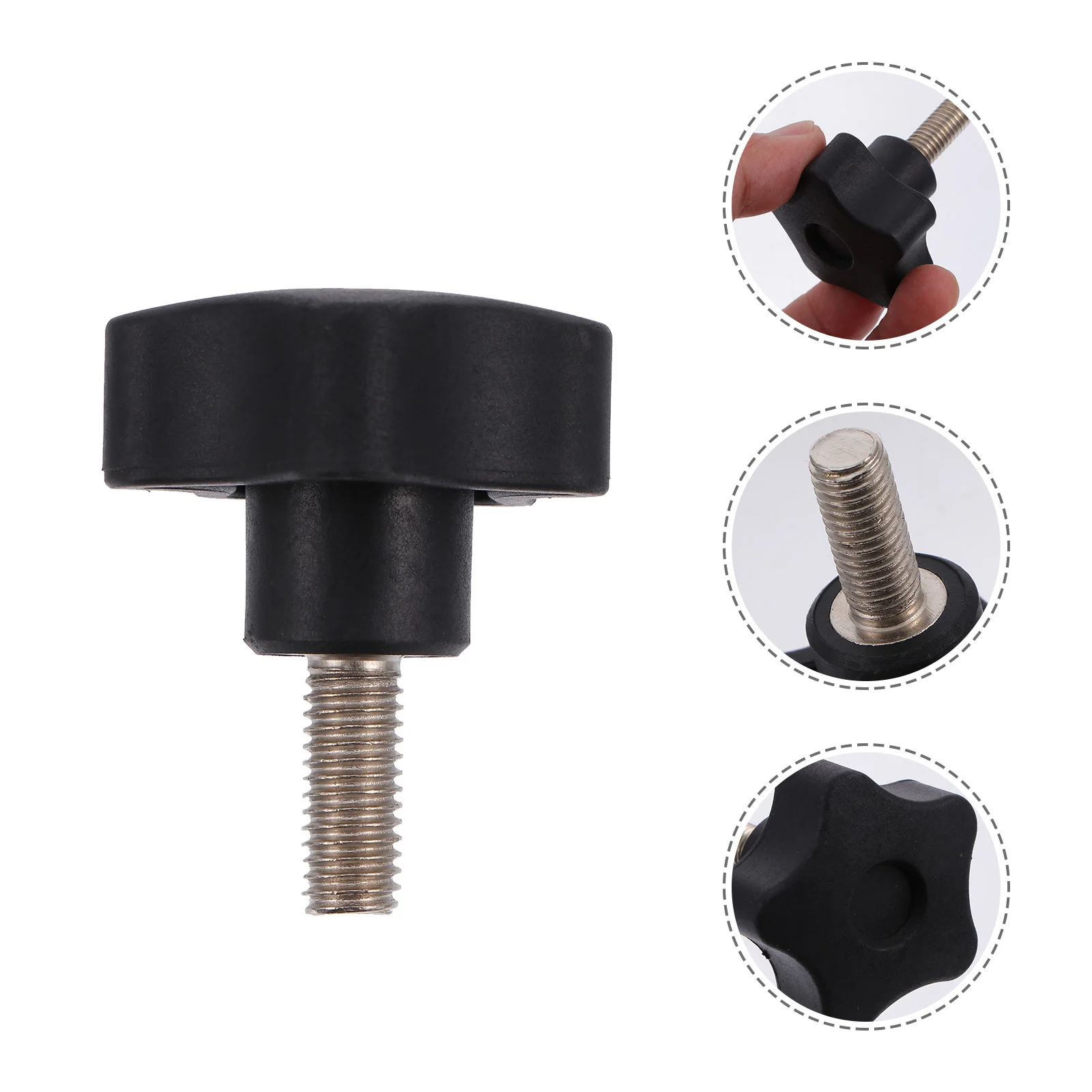 

10 Pcs Furniture Rack Male Thread Knobs Machinery Equipment Clamping Screw Tools Male Thread Knobs Parts