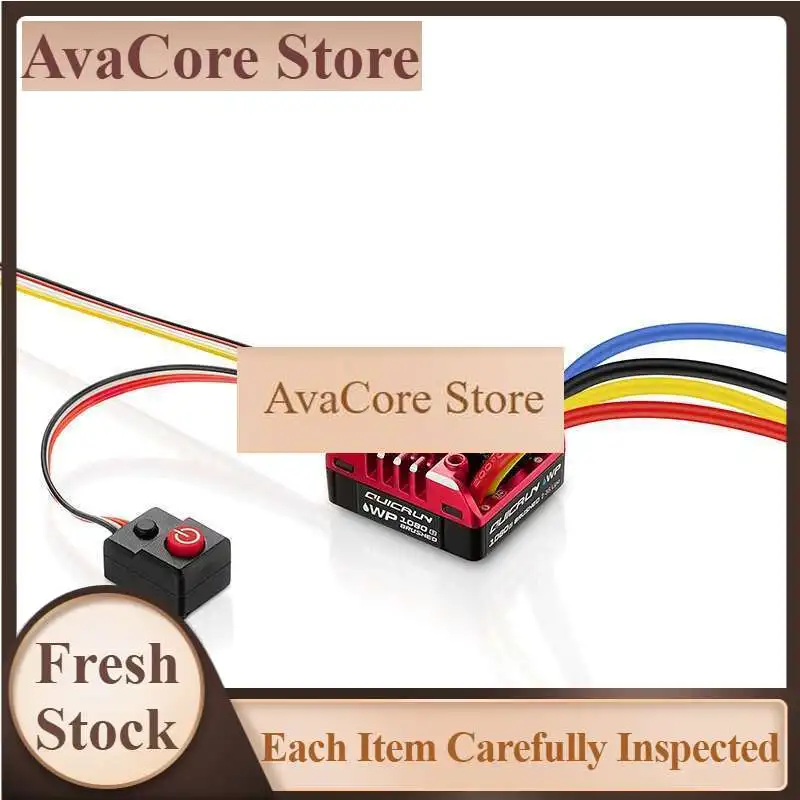 AvaCore HobbyWing QuicRun WP 1080 G2 80A Electronic Speed ​​Controller For Crawler Brushed 1/8 1/10 RC Car