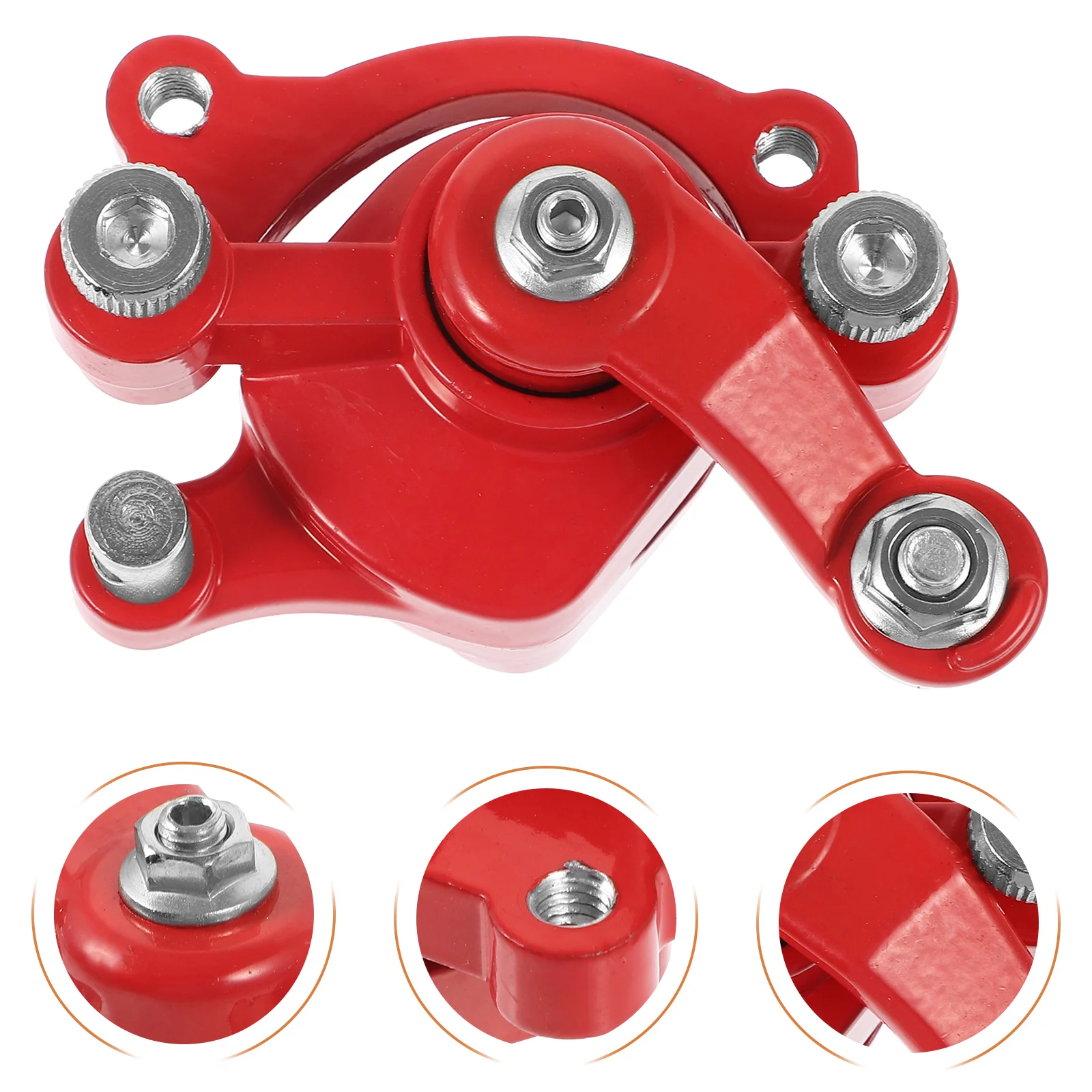 

2Pcs Brake Pump Front Rear Disc Brake Caliper Set Aluminum Alloy Strong Braking Force for Two- -Road Gas Scooter Parts