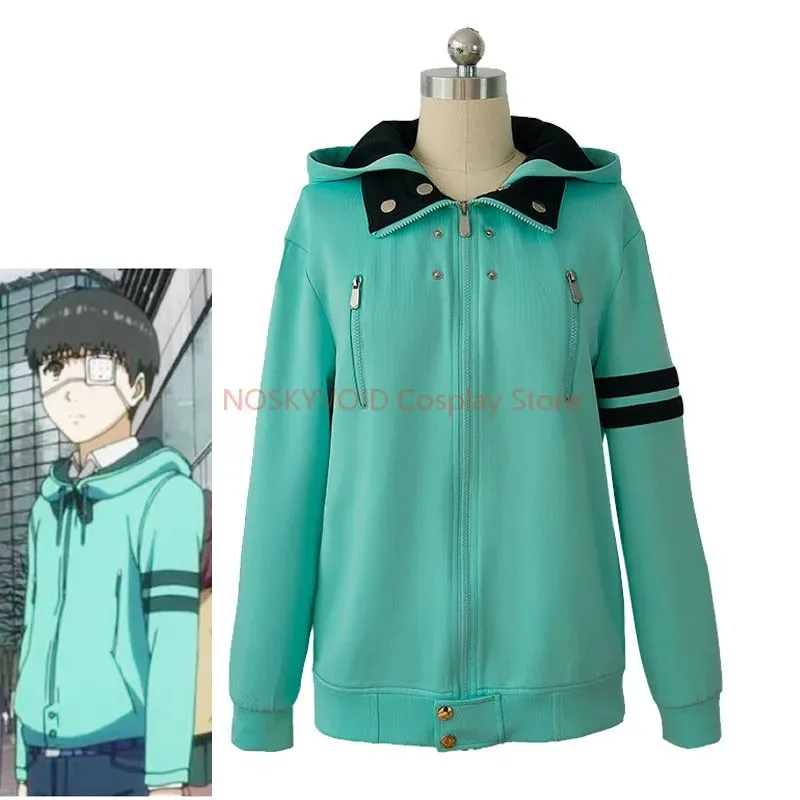 

2025 Kaneki cosplay jacket men's and women's casual jacket Tokyo Ghoul Sasaki Hayes costume Halloween cosplay daily costume d'd5