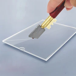 Portable Single Diamond Glass Cutter Sharp Knife Hard Alloy DIY Tile Mirror Repair Cutting Tools Glass Diamond Cutting Tool 17mm